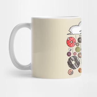 raining donut Mug